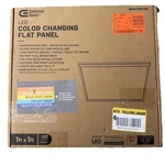 Commercial Electric FP1X1/6WY Led Ceiling Flush, Ft, 11W Dimmable, 5CCT 4PK. Fixed Price $69.00.