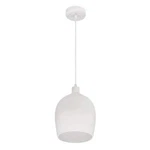 Robert Stevenson Sienna 1-LIGHT White Large Bell Pendant W/ceramic Shade. Fixed Price $69.99.