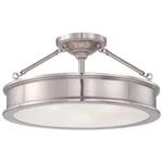 Minka Lavery 4177-84 3 Light Semi-flush Ceiling Fixture From The Harbour Point. Fixed Price $114.73.