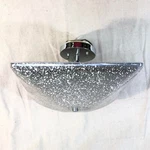 Justice Design Fusion 2-LIGHT Semi-flush Bowl Ceiling FSN-9695-25-MROR-CRO. Fixed Price $125.00.