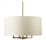 Bellevue GCH70008MBS 4 Light 20" Wide Drum Chandelier Matte Brass. Fixed Price $110.00.