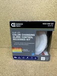 Commercial Electric 91462 4" Round Recessed Led Light, Adjustable Color, White. Fixed Price $22.67.