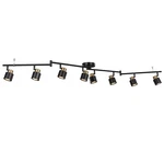 8 Foldable Track Lighting Kit, Matt Black Brass Finish. Fixed Price $125.99.