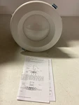 Designers Fountain EV608941WH27 Easy-up 6" Led Canless Light, White. Fixed Price $20.00.
