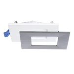 6 Pack SL4-900SQ-WH3KBN Led Slim Panel Light 3000K Ceiling Brushed Nickel Square. Fixed Price $84.99.
