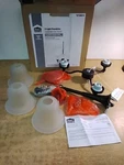 Project Source 3-LIGHT Chandelier Frosted Glass Shades Oil-rubbed Bronze Finish. Fixed Price $54.99.