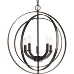 Progress Lighting P3841-20 Equinox 5 22" Chandelier Antique Bronze. Fixed Price $163.17.