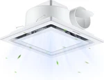 Bathroom Fan With Light 10" Ultra Quiet 1.0 SONES,1000LM,5CCT,EXHAUST. Fixed Price $55.10.