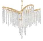 Corbett Lighting 415-32 Pandora 7 32"W Crystal Chandelier Gold. Fixed Price $5866.00.