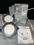 Zouzai 4 Inch Ultra-thin Led Recessed Ceiling Light W/ Junction Box Black. Fixed Price $19.99.