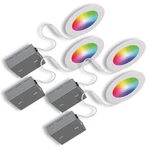 Bazz WFDISK400WX4 Slim Colors Smart Home Wi-fi Rgb Led Recessed Fixture .... Fixed Price $204.15.