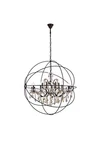 Elegant Lighting Geneva 44" 18 Royal Crystal Pendant Lamp. Fixed Price $1616.00.