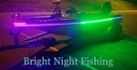16 Foot Uv And Green Led Strip, Black Fishing Light, Fluorescent, Florescent, Ul. Fixed Price $157.99.