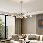 Weesalife Sputnik 15 Crystal Lights Chrome Mid Century Lighting Fixtures. Fixed Price $219.95.