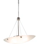 Artcraft AC7218 Pendant Chrome & Glass Light Fixture. Fixed Price $375.00.