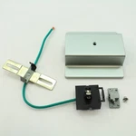 Cal Lighting Brushed Steel Floating Canopy For Track Systems HT-281-BS. Fixed Price $17.09.