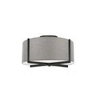 Dainolite Preston Light Semi-flush Mount, Black/grey PST-153SF-MB-GRY. Fixed Price $216.00.