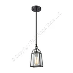 Elk Lighting 46274 Barnside Single 5" Wide Oil Rubbed Bronze Mini Pendant. Fixed Price $66.49.