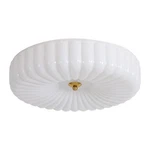 Kco Lighting White Ribbed Glass Flush Mount Ceiling Large Milk Se.... Fixed Price $167.98.
