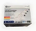Commercial Electric Inch Led Color Changing Recessed Trim White (4 Lights). Fixed Price $24.95.