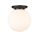 Innovations Beacon Lt 16" Flush, Black/matte White 221-1F-BK-G201-16. Fixed Price $393.80.