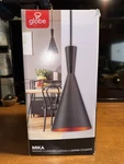 Globe Electric Mika 1-LIGHT 63 In. Matte Black And Gold Hourglass Pendant. Fixed Price $26.39.