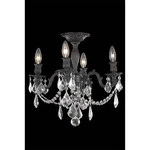 Elegant Lighting Rosalia 17" 4 Royal Crystal Chandelier. Fixed Price $660.00.