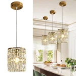 Kjlars Crystal Chandeliers For Dining Room Modern Gold Pendant Lights Height .... Fixed Price $126.51.