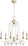 Venice 24.50 Inch Six Light Chandelier -traditional Installation. Fixed Price $479.00.