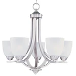 Maxim 11225 Nickel Axis 24"W 5-LIGHT Chandelier. Fixed Price $219.30.