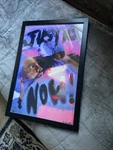 Blm Justice Now Art Piece Framed 2020 #59/300 Marilyn Minter. Fixed Price $299.00.
