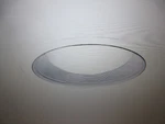 Halo In. White Recessed Ceiling Light Baffle Trim 410W-6PK. Fixed Price $35.95.
