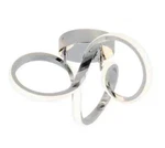 Artika Fm-swr-c Swirl 13 In. Chrome 1-LIGHT Led Flush Mount Ceiling (n). Fixed Price $74.99.