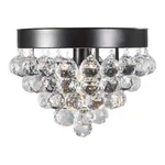Design House Madrid 12.5'' 1-LIGHT Bronze Semi-flush Mount Crystal Ceiling. Fixed Price $71.99.