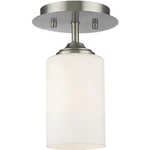 Z-lite 435F1-BN Bordeaux Flush Mount Brushed Nickel. Fixed Price $49.00.