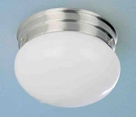 Volume Lighting V7006 Nickel 1-LIGHT 7"W Flush Mount Ceiling Fixture. Fixed Price $23.27.