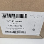 Visual Comfort Sloane Single Pendant Polished Nickel No Shade New. Fixed Price $299.99.
