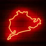 Nurburgring Neon Sign Dimmable Led Light For Racing Tracks, Wall Decor, Ide. Fixed Price $54.99.