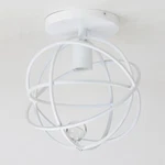 Crystorama Solaris 1-LIGHT Semi-flushmount In White 13" Tall 9220-WW. Fixed Price $45.00.