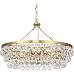 Robert Abbey Bling 6 Light Chandelier, Antique Brass - 1004. Fixed Price $3578.80.