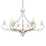 Savoy House 1-5186-12 Muse Light 53"W Taper Candle Abstract Gold. Fixed Price $1696.00.