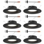 Designers Fountain Led Recessed Ceiling Lights Pack, 5/6 Inch 5CCT Metal Li.... Fixed Price $51.58.