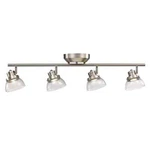 Monteaux Lighting 27 Ft 4-LIGHT Brushed Nickel Led Track Kit. Fixed Price $99.95.