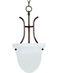 Maxim Malaga 16.25" Marble Entry Foyer Pendant In Oil Rubbed Bronze. Fixed Price $68.00.