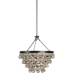 Robert Abbey Bling 4 Light Chandelier, Deep Patina Bronze - Z1000. Fixed Price $2162.00.