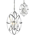 Z-lite 6027-3S-CH Aranya Light 16 Inch Chrome Chandelier Ceiling. Fixed Price $217.00.