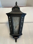 Feiss OL9504TXB Wembley Park Outdoor Patio Lighting Wall Lantern, Black, 3-LIGHT. Fixed Price $179.00.