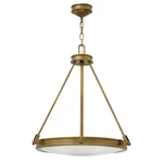Hinkley Lighting Collier Lt Foyer Inverted Pendant, Heritage Brass - 3384HB. Fixed Price $749.00.