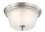 Nuvo Surrey Light Flush Dome Fixture Brushed Nickel W/ Frosted Glass 60-4152. Fixed Price $24.99.