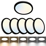 Pack 12 Inch Led Flush Mount Ceiling Light Fixtures, 24W 2640LM & 5 Cct Sel.... Fixed Price $85.64.